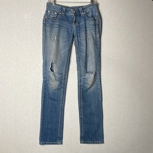 Miss me, denim, distressed jeans